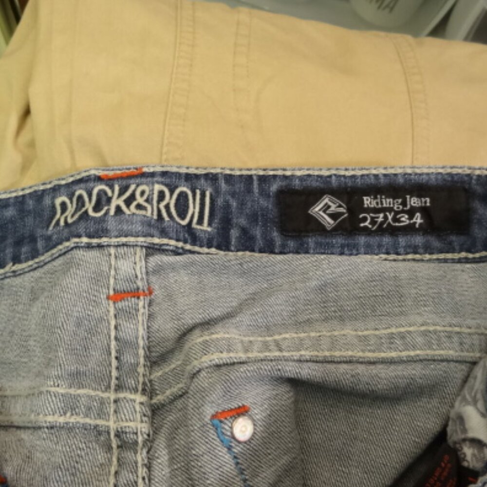 Rock & Roll Riding Jean w/Decorative Pockets - Picture 6 of 8